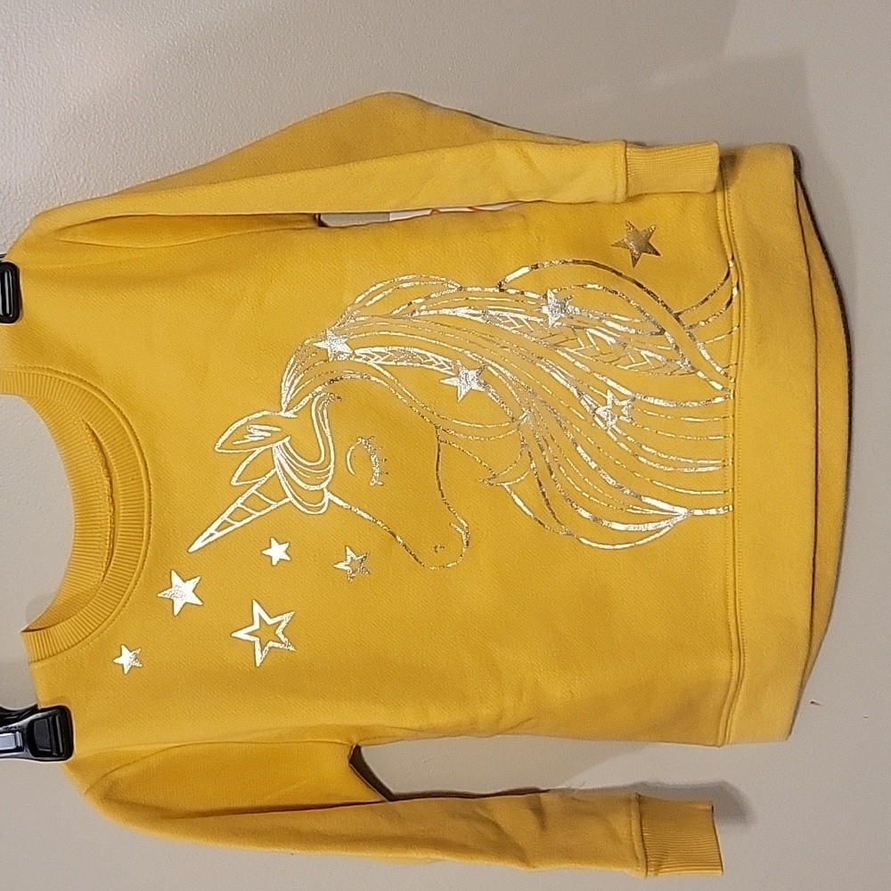 Girls Jumping Beans Unicorn Softest Fleece Crew 3T